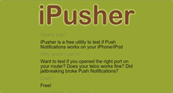 Desktop Screenshot of ipusher.idev.lt