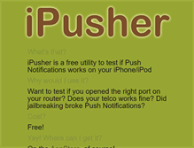 Tablet Screenshot of ipusher.idev.lt